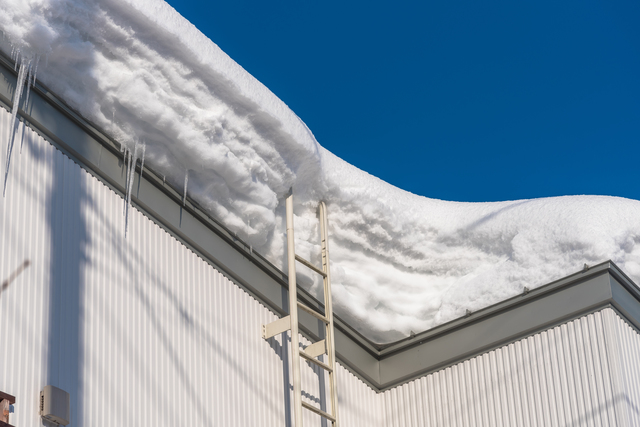 マンション 落雪