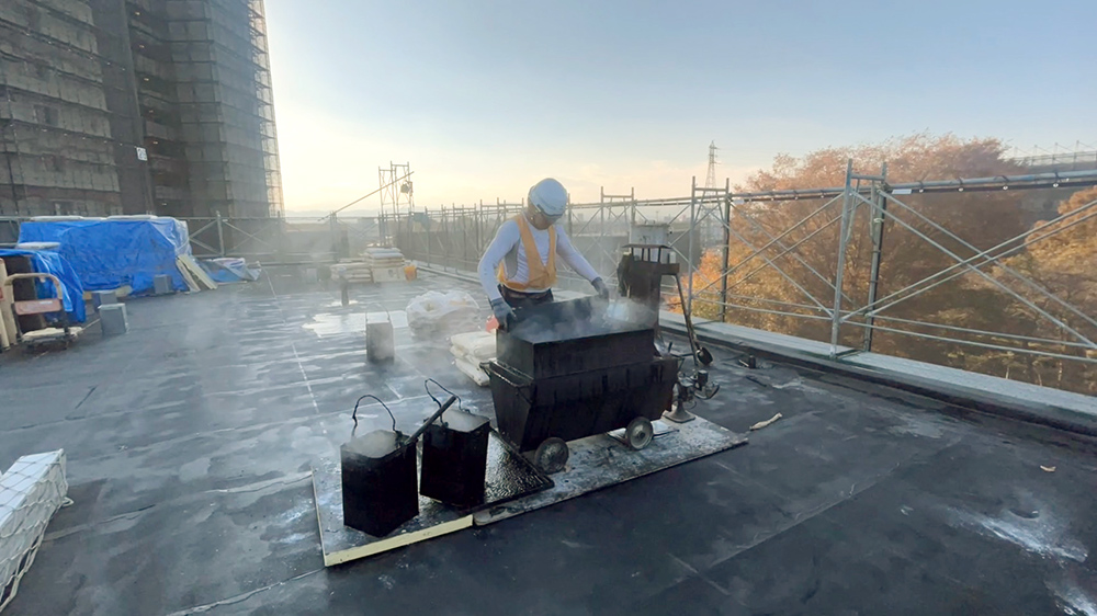 団地型マンション　大規模修繕工事