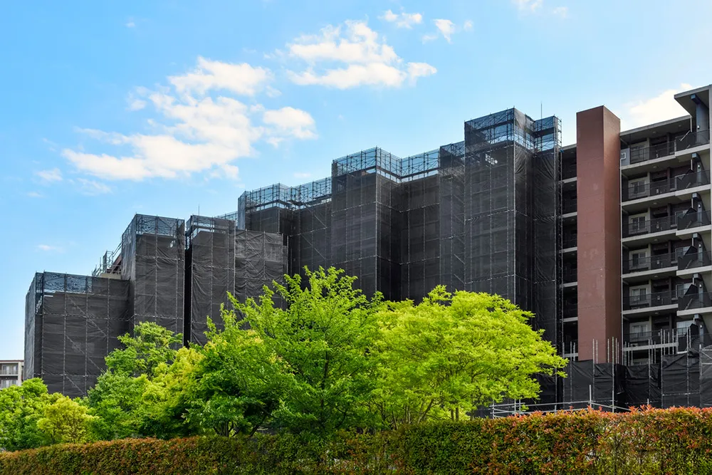 マンション 道路陥没
